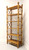 SOLD - BAKER 1960's Faux Bamboo Etagere Display Shelving Unit - C