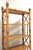 SOLD - BAKER 1960's Faux Bamboo Etagere Display Shelving Unit - A