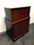 SOLD OUT - KLING Solid Cherry Serpentine Chippendale 6 Drawer Chest on Chest
