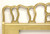 SOLD - DREXEL HERITAGE Light Gold Painted Wood French Provincial King Size Headboard