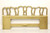 SOLD - DREXEL HERITAGE Light Gold Painted Wood French Provincial King Size Headboard