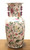 Dynasty by HEYGILL 24" Hand Painted Pink Foliate & Floral Design Porcelain Floor Vase