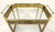 SOLD - MASTERCRAFT Brass & Glass Neoclassical Greek Key Bar Cart