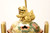 SOLD - MARBRO LAMP CO Porcelain Chinese Foo Dog Table Lamp