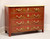 BAKER Collector's Edition Hand Painted Lacquered Chinoiserie Four-Drawer Occasional Chest