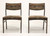 DYRLUND Mid 20th Century Rosewood Danish Modern Dining Side Chairs - Pair A