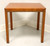 SOLD - CLASSIC LEATHER Mid 20th Century Leather Card / Game Table with Nailhead Trim