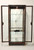 SOLD - AMERICAN OF MARTINSVILLE Mahogany Asian Chinoiserie Curio Display Cabinet