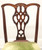 SOLD - CRAFTIQUE Mahogany Chippendale Style Straight Leg Dining Side Chairs - Pair B