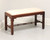 SOLD - BAKER Cliveden Place Mahogany Chippendale Style Fretwork Bench