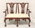 SOLD - CRAFTIQUE Mahogany Chippendale Style Settee with Ball in Claw Feet