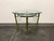 SOLD OUT - Glass & Brass Oval Side / End / Accent Table