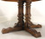 SOLD - ETHAN ALLEN Royal Charter Oak Jacobean Dining Table