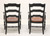 SOLD - Late 20th Century Cottage Farmhouse Dining Armchairs - Pair
