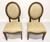 SOLD - MARGE CARSON Rue Royale Contemporary French Dining Side Chairs - Pair A