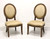 SOLD - MARGE CARSON Rue Royale Contemporary French Dining Side Chairs - Pair A