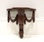 SOLD - Late 20th Century Carved Mahogany Acanthus Leaf Wall Bracket Shelves - Pair