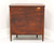 SOLD - Mid 20th Century Banded Mahogany Traditional Four-Drawer Entry Console Chest