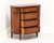 SOLD - Mid 20th Century Banded Mahogany Traditional Four-Drawer Entry Console Chest