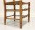 SOLD - Mid 20th Century Maple Farmhouse Ladder Back Dining Side Chairs - Pair B