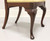 SOLD -  HICKORY CHAIR Mahogany Queen Anne Dining Side Chairs - Pair A