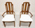 BROYHILL PREMIER Mid 20th Century Oak Brutalist Style Dining Armchairs - Pair