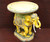 SOLD - 1960's Hollywood Regency Ceramic Elephant Plant Stand