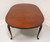 HICKORY CHAIR Mahogany Queen Anne Oval Dining Table