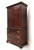 SOLD - CRAFTIQUE Solid Mahogany Chippendale Style Armoire / Linen Press