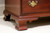 SOLD - CRAFTIQUE Solid Mahogany Chippendale Style Armoire / Linen Press