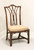 HENREDON Faux Bamboo Chinese Chippendale High Back Armless Chair
