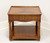 THOMASVILLE 1970's Cherry French Influenced Square End Side Table