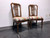 SOLD - HENREDON Capri Mid Century Italian Neoclassical Dining Side Chairs - Pair