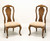 SOLD - THOMASVILLE Hemingway Collection Granada Mahogany Dining Side Chairs - Pair A
