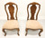 SOLD - THOMASVILLE Hemingway Collection Granada Mahogany Dining Side Chairs - Pair A