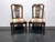 SOLD - HENREDON Capri Mid Century Italian Neoclassical Dining Side Chairs - Pair2