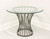 SOLD - ARTHUR UMANOFF for Shaver-Howard MCM Modern Steel & Glass Round Patio Dining Table