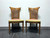 SOLD - DREXEL HERITAGE Palazzo Italian Provincial Neoclassical Cane Dining Side Chairs - Pair