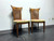 SOLD - DREXEL HERITAGE Palazzo Italian Provincial Neoclassical Cane Dining Side Chairs - Pair