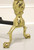 VIRGINIA METALCRAFTERS Middleton House Brass & Metal Traditional Fireplace Andirons - A