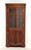 CRAFTIQUE Solid Mahogany Chippendale Style Corner Cupboard / Cabinet - D