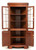 CRAFTIQUE Solid Mahogany Chippendale Style Corner Cupboard / Cabinet - D