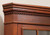 CRAFTIQUE Solid Mahogany Chippendale Style Corner Cupboard / Cabinet - C