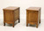 SOLD - HENRY LINK Margaux Collection Cherry French Country Louis XV Nightstands - Pair