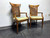 SOLD OUT - DREXEL HERITAGE Palazzo Italian Provincial Neoclassical Cane Dining Captain's Arm Chairs - Pair