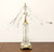 COFRAC Art Verrier  France Large Crystal Table Lamp 