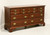 JAMESTOWN STERLING Cherry Chippendale Triple Dresser