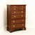 SOLD - JAMESTOWN STERLING Cherry Chippendale Chest on Chest