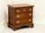 JAMESTOWN STERLING Cherry Chippendale Three-Drawer Nightstand Bedside Chest