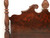 SOLD - Antique 19th Century Carved Walnut Victorian Full Size Four Poster Bed
